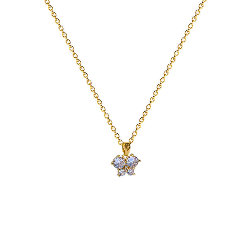 Wanda Crystal Flutter Necklace