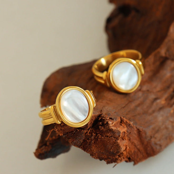 Belle Gold Sea Shell Ring