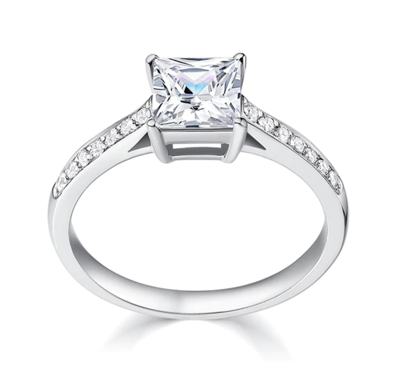 The Caliope Princess Cut Ring